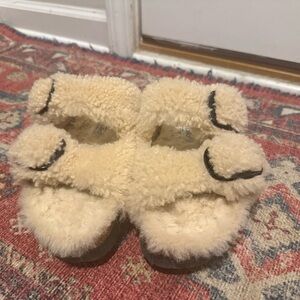 NWOT Birkenstock Big Buckle Shearling SIZE 7-7.5 EU 38